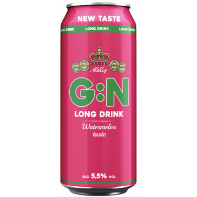 A. Le Coq G:N Long Drink Watermelon muu alkohoolne jook 5,5%vol 500 ml